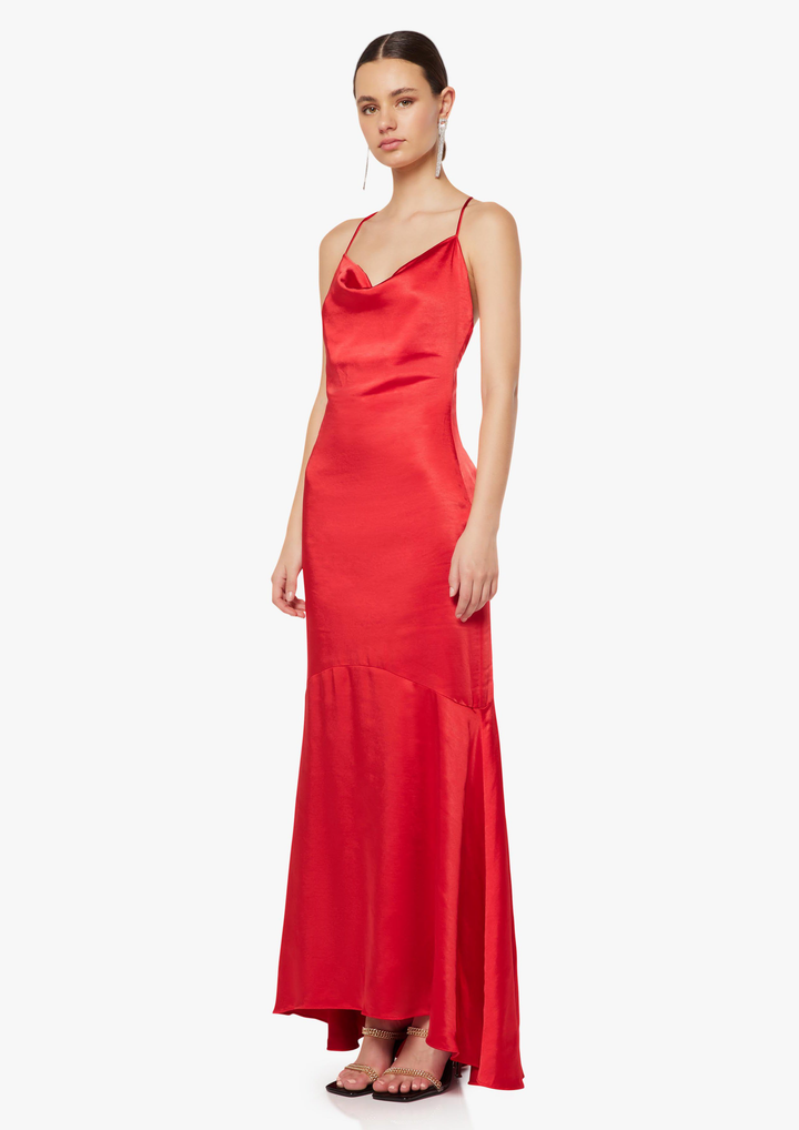 Elliatt Aisle Dress in Red