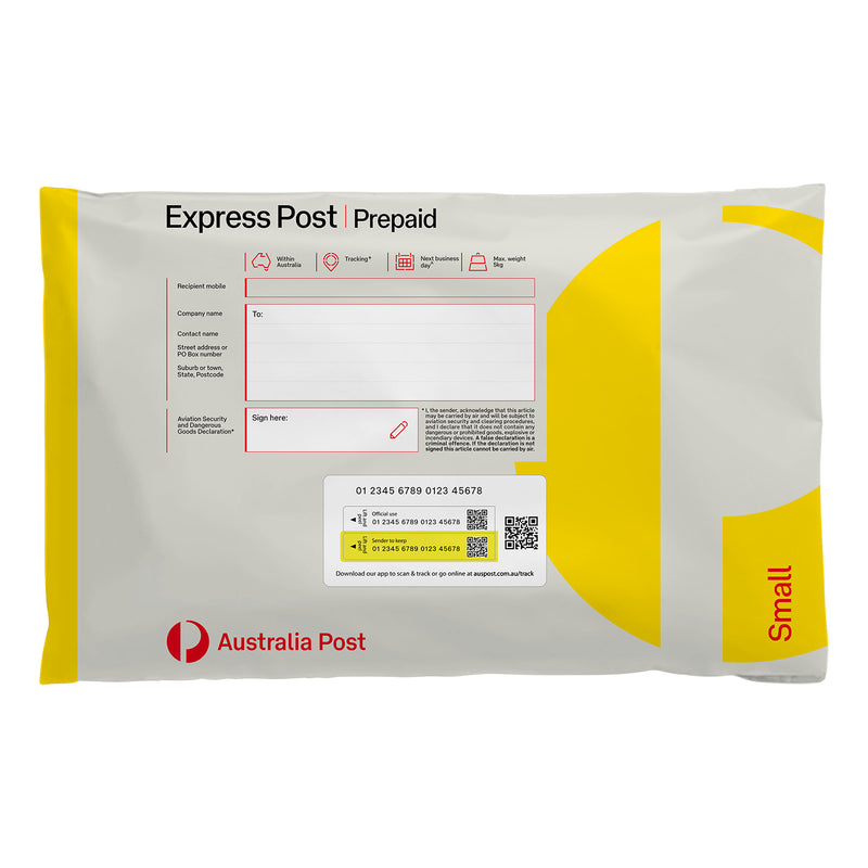 Express Post up to 5kg via Australia Post