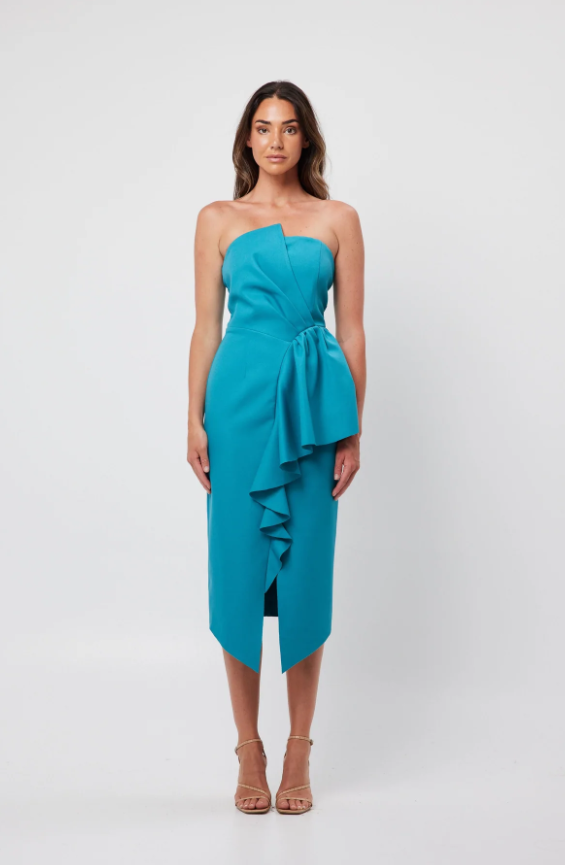 Elliatt Ayla Dress in Turquoise