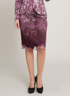 Contony Black Label Grey Or Purple Suit skirt  (Matches jacket CB319005)