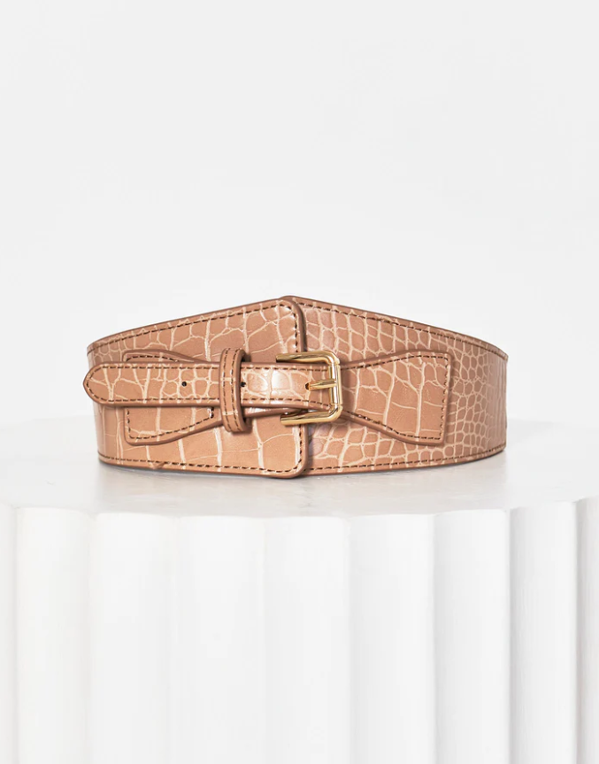 Fate Lady Genevieve Belt in Biscuit