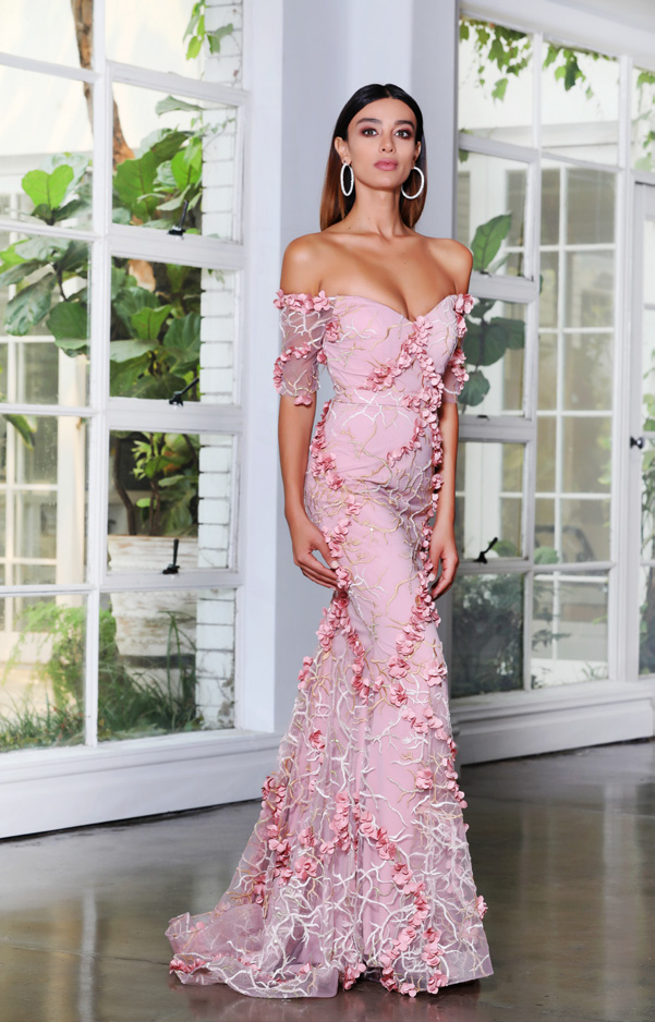 Jadore - JX4028 (Available in Pink Ivory and Dusty Rose)