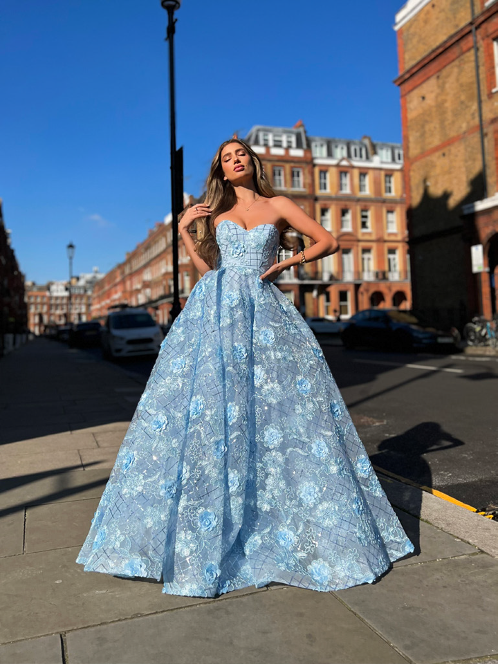 Jadore - JX5077 (Available in Wine, Dove Blue, Navy and Ivory)