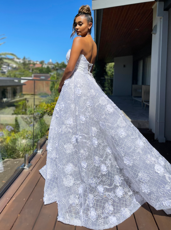 Jadore - JX5077 (Available in Wine, Dove Blue, Navy and Ivory)