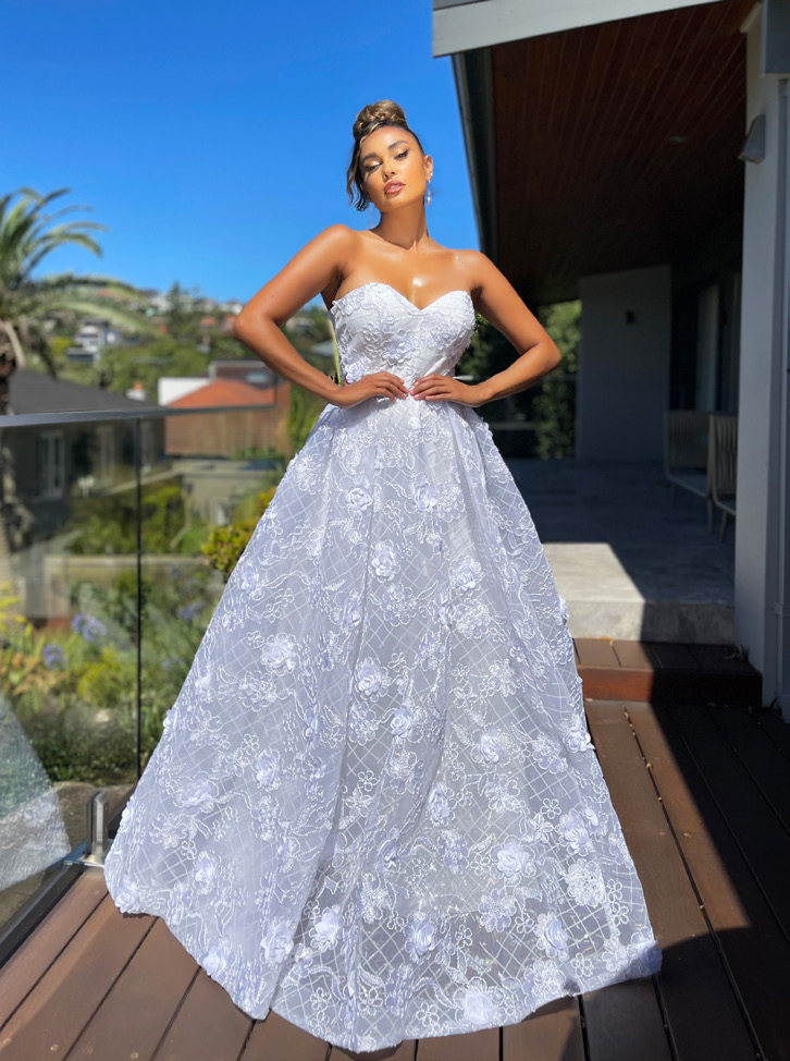 Jadore - JX5077 (Available in Wine, Dove Blue, Navy and Ivory)