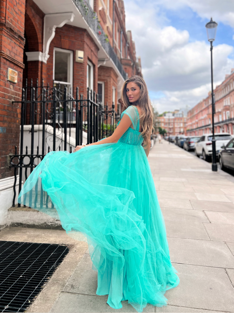 Aqua 2025 evening dress