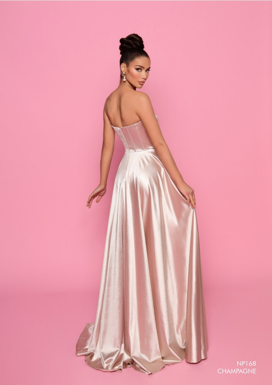 Nicoletta - NP168 (Available Champagne, Soft Sage and Plum)