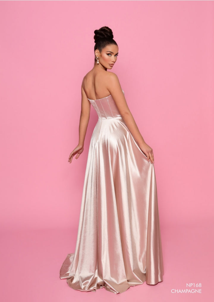 Nicoletta - NP168 (Available Champagne, Soft Sage and Plum)