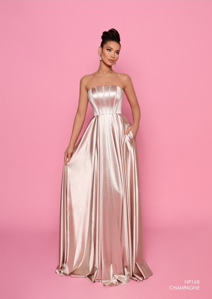 Nicoletta - NP168 (Available Champagne, Soft Sage and Plum)