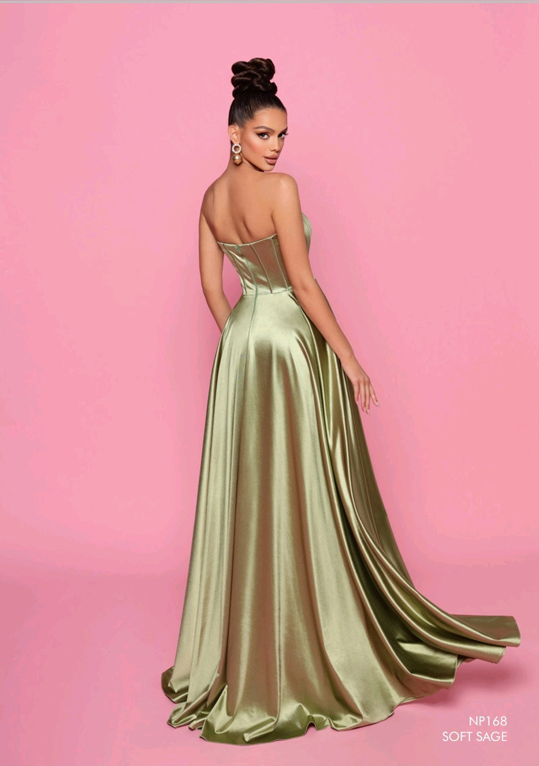 Nicoletta - NP168 (Available Champagne, Soft Sage and Plum)