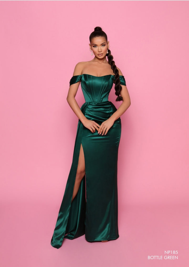 Nicoletta - NP185 (Available Bottle Green, Cream and Iron)