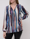 Ping Pong Painterly Stripe Top