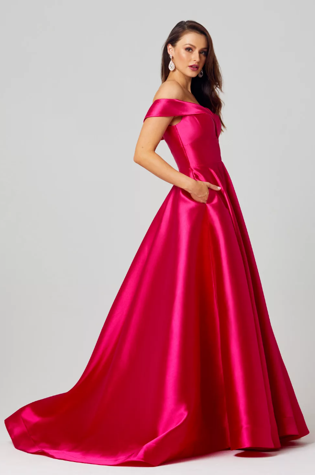 Tania Olsen Designs PO861 Beth  (Available in Emerald, Fuchsia, Red, Navy, Black, Vintage White, White and Cobalt Blue)
