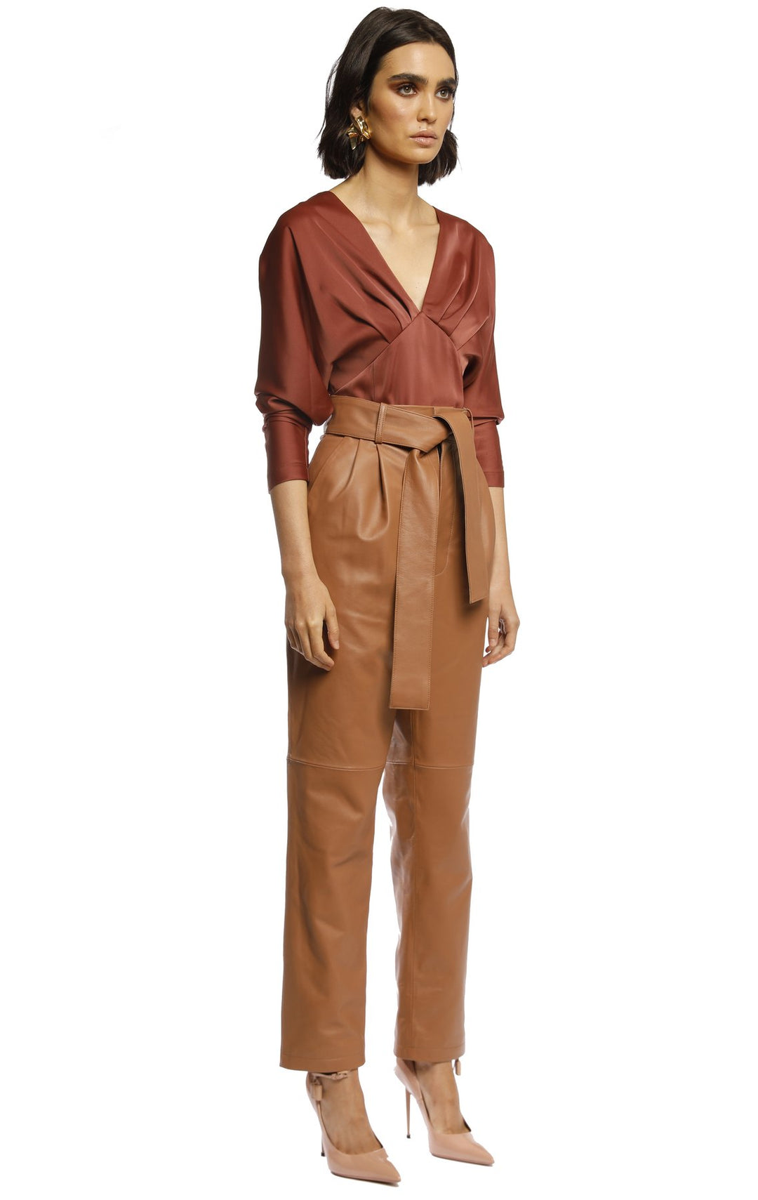 Pasduchas Madison Blouse in Nutmeg