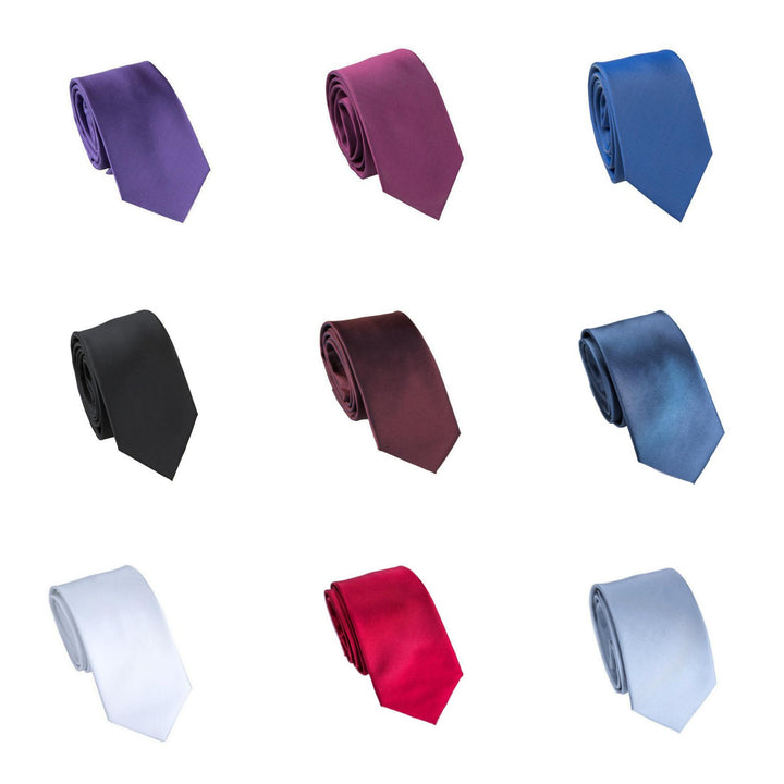 7cm Solid Colour Tie