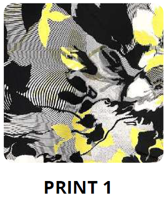 Vivid Jersey Print Knit Top V4537a