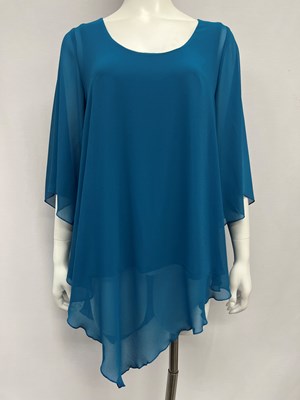 RTM Betty Chiffon Pant set in Teal