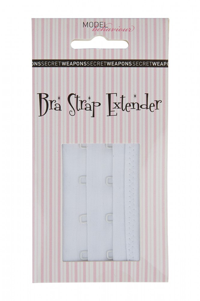 Secret Weapons 4 Hook Bra Extender in White