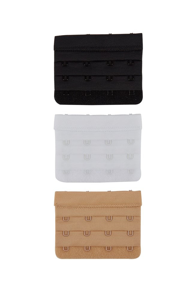 Secret Weapons 4 Hook Bra Extender in White