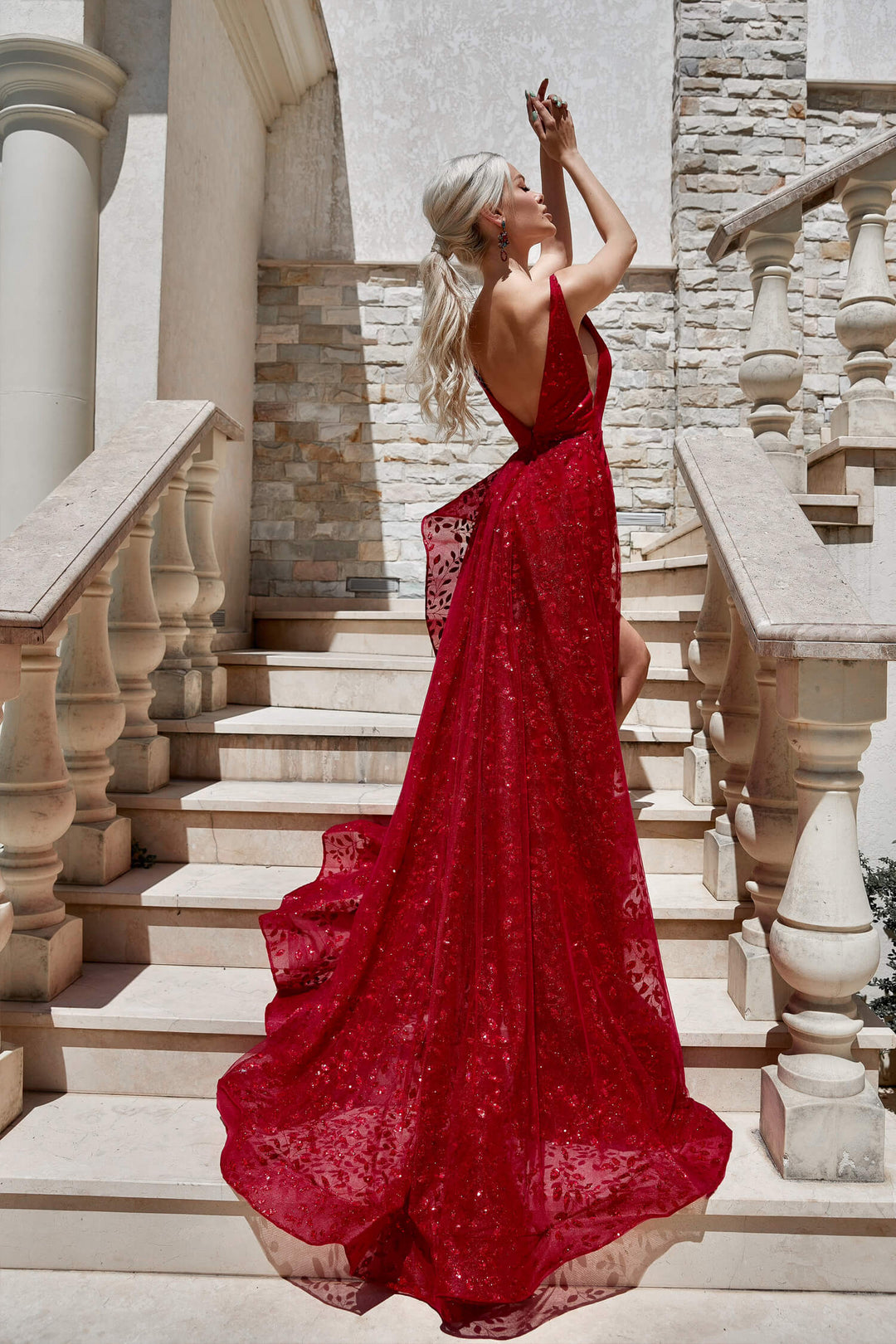 Tina Holly - TW025  (Available to order in Ruby Red, Turquoise, Royal Blue, Plum and Navy)