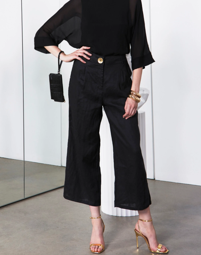 Fate Try and Love Pants Black