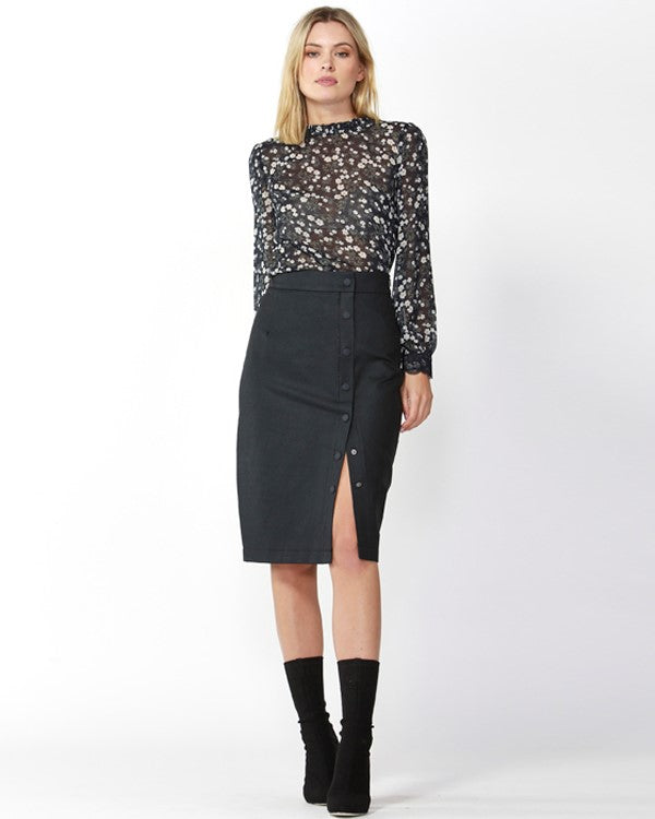 Fate Ines Button Skirt