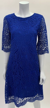 Yesadress 3/4 Sleeve Lace Dress in Navy, Red, Royal or Jade Y284A