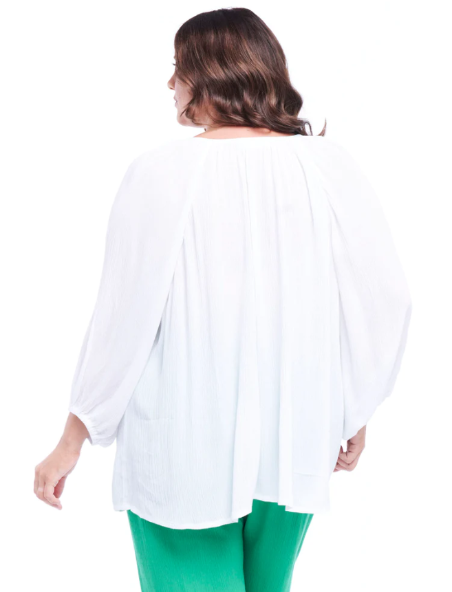 Betty Basics Zolten Blouse in White