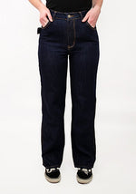 Country Denim Straight Leg Dark Denim Jean with Side Pocket