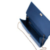 Madison Fold over Blue Clutch