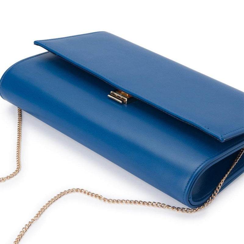 Madison Fold over Blue Clutch